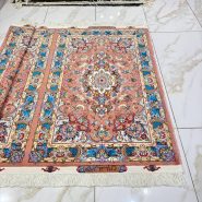 فرش نقشه خطیبی جفت ذرع‌ونیم ۴۰ رج – طرح اصیل تبریز