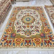 فرش جفت ۶ متری استاد صادق نژاد | شاهکار بافت تبریز