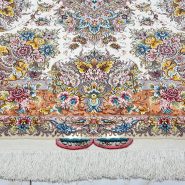 قالیچه ۳ متری نقشه استاد خطیبی تبریز | فرش ابریشم لوکس و اصیل