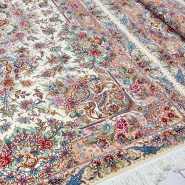 فرش خطیبی گلدانی | جفت ۶ متری دستباف تبریز
