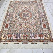 قالیچه زیرخاکی فهوری سه‌متری با چله ابریشم