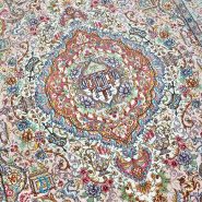 قالیچه زیرخاکی فهوری سه‌متری | بافت ۵۰ رج و چله ابریشم