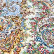 فرش موج مهر تک شش‌متری۶۰ رج با نقشه استاد نوین‌فر و چله ابریشم