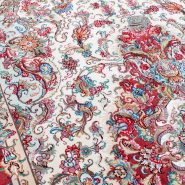 فرش خطیبی مرینوس | جفت ۶ متری ۳۰ رج با گل ابریشم