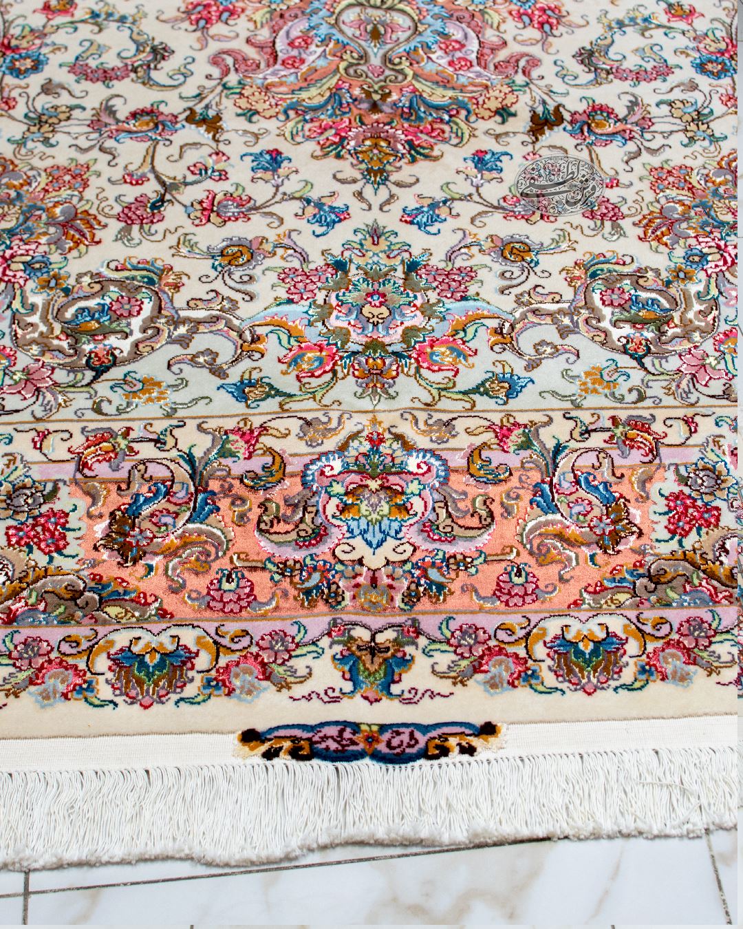 فرش ۹ متری خطیبی گلدانی-40رج - Image 2
