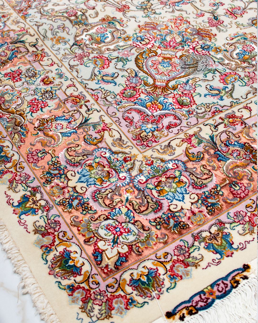 فرش ۹ متری خطیبی گلدانی-40رج - Image 3