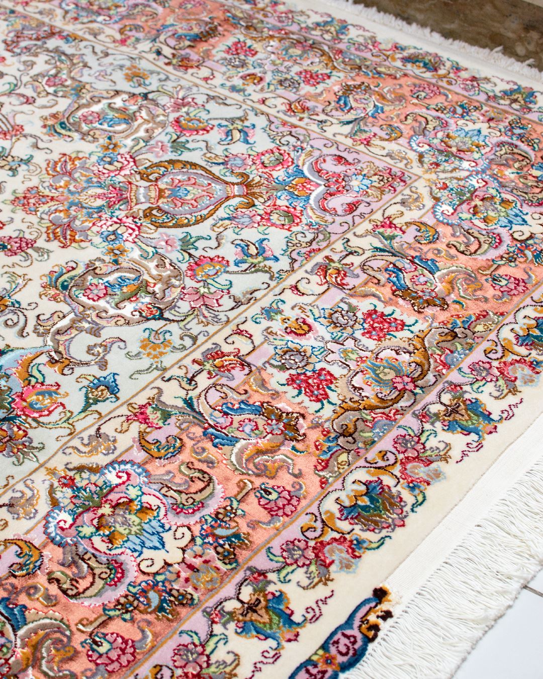 فرش ۹ متری خطیبی گلدانی-40رج - Image 4