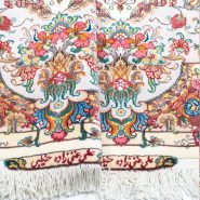 جفت فرش ۶ متری طرح خطیبی|30 رج| پشم مرینوس