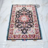 فرش ذرع و چارک علیا|50 رج|گل ابریشم