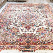 فرش تک ۹ متری طرح خطیبی| 40 رج | چله ابریشم